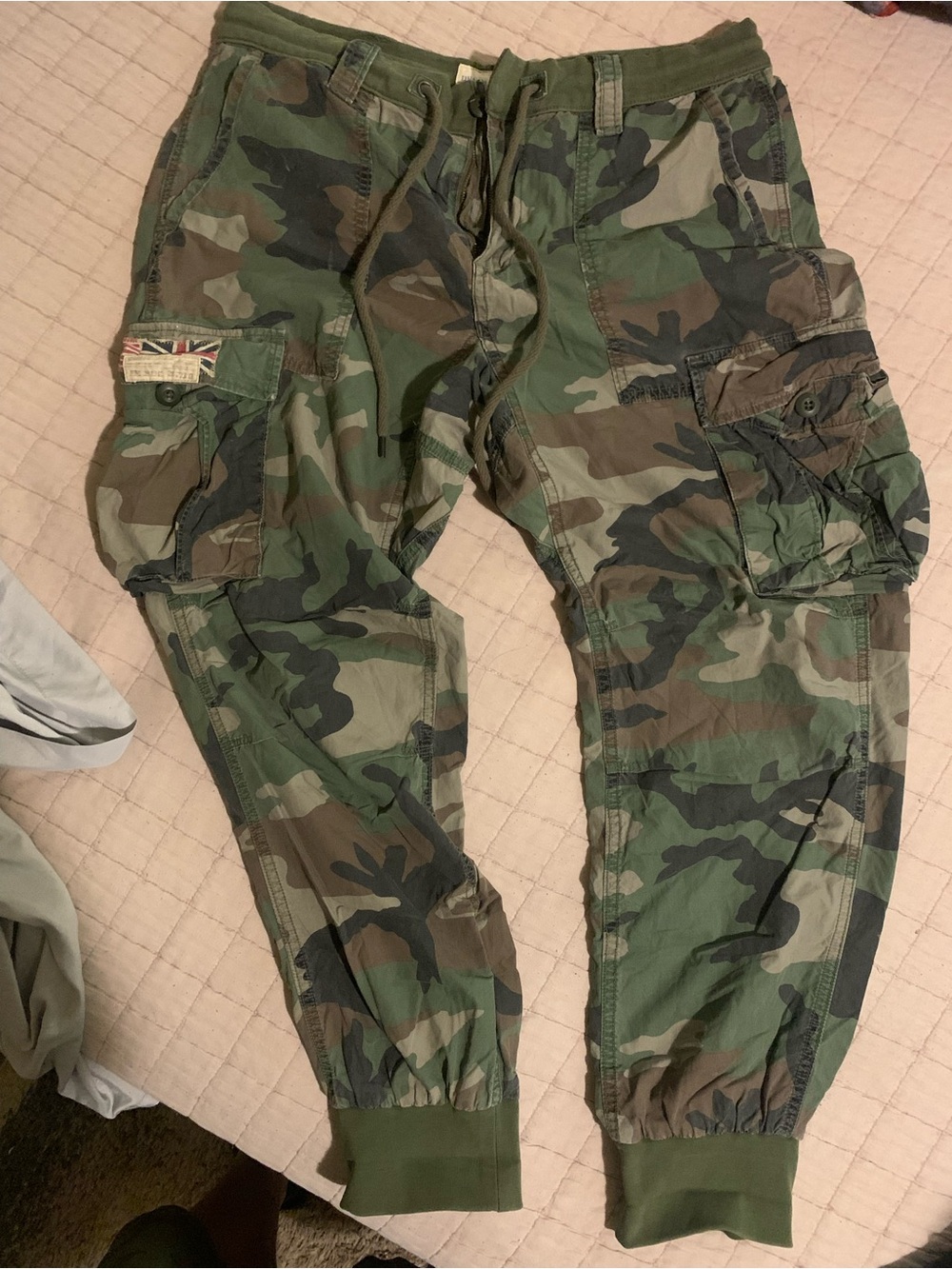 Ralph Lauren Polo camo Cargo Joggers pants 34 Medium